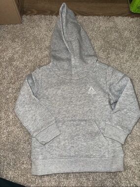 Reebok Gray Kids' Pullover Hoodie Sweatshirt